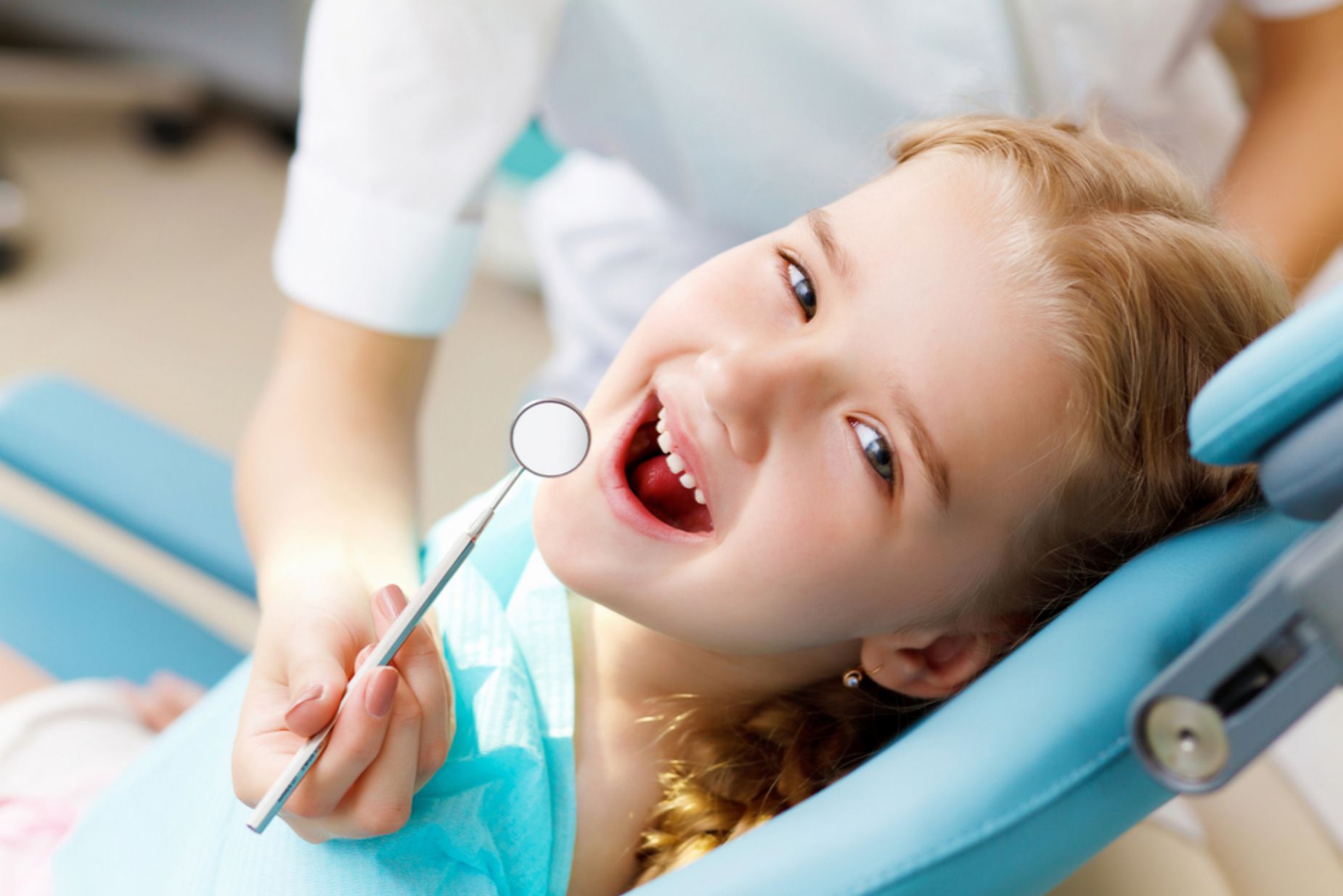 kid at the dentist